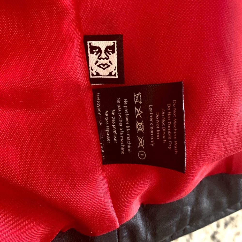 Obey Leather Jacket - image 3